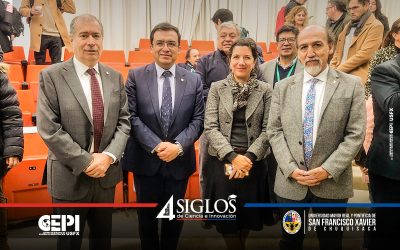 Firma de Convenio Internacional en Chile para Potenciar la Educación de Posgrado, CEPI USFX y UNIVERSIDAD DE SANTIAGO DE CHILE (USACH)